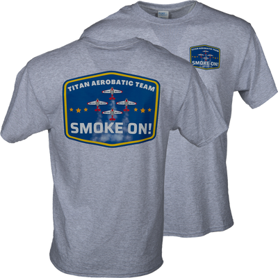 EAA Titan Aerobatics White Smoke On! T-Shirt