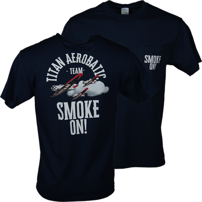 EAA Titan Navy Smoke On T-Shirt