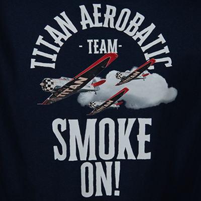 EAA Titan Navy Smoke On T-Shirt