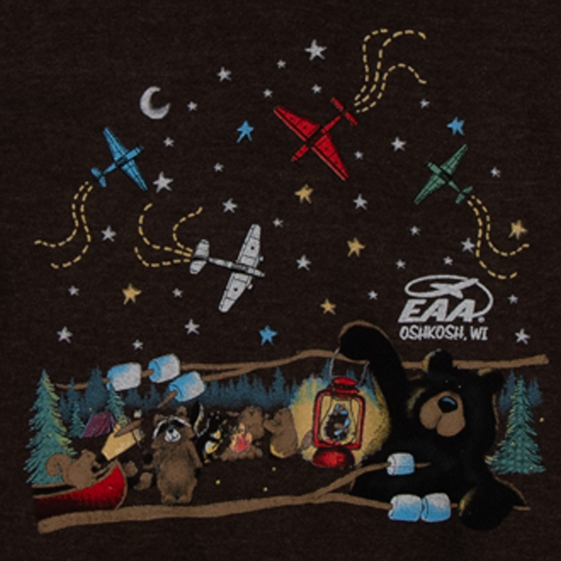 EAA Camping Bear Toddler Hoodie