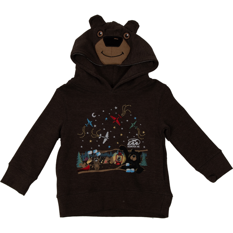 EAA Camping Bear Toddler Hoodie