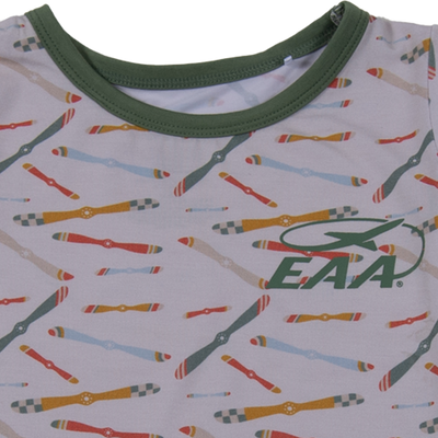 EAA Propeller Toddler Sleepwear Set