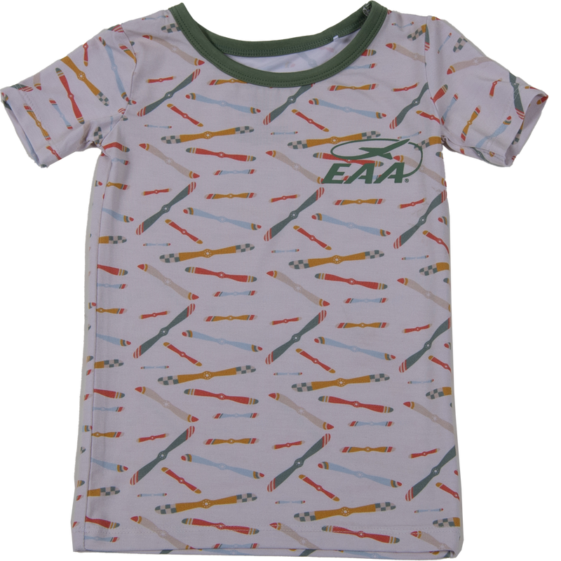 EAA Propeller Toddler Sleepwear Set