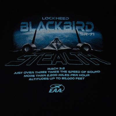 EAA Toddler Lockheed Blackbird T-Shirt
