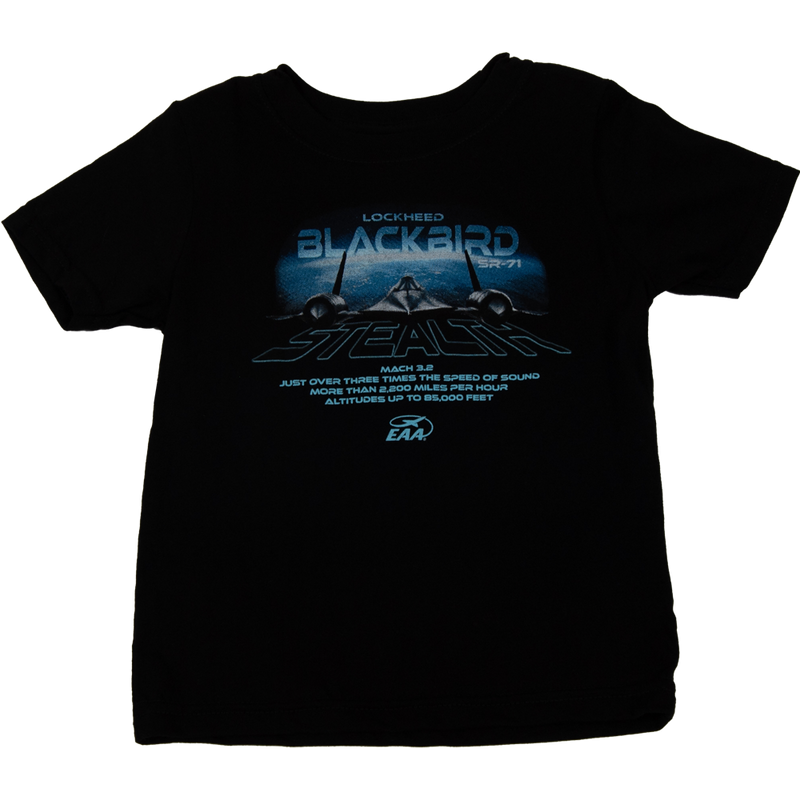 EAA Toddler Lockheed Blackbird T-Shirt