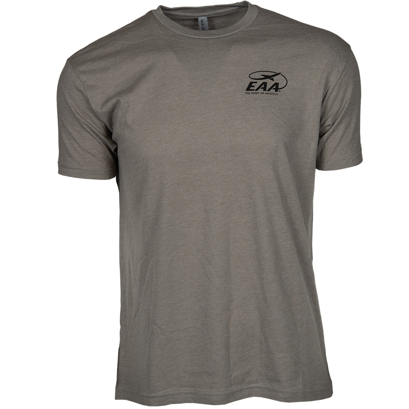 EAA Piper L-4 Grasshopper T-Shirt, Grey