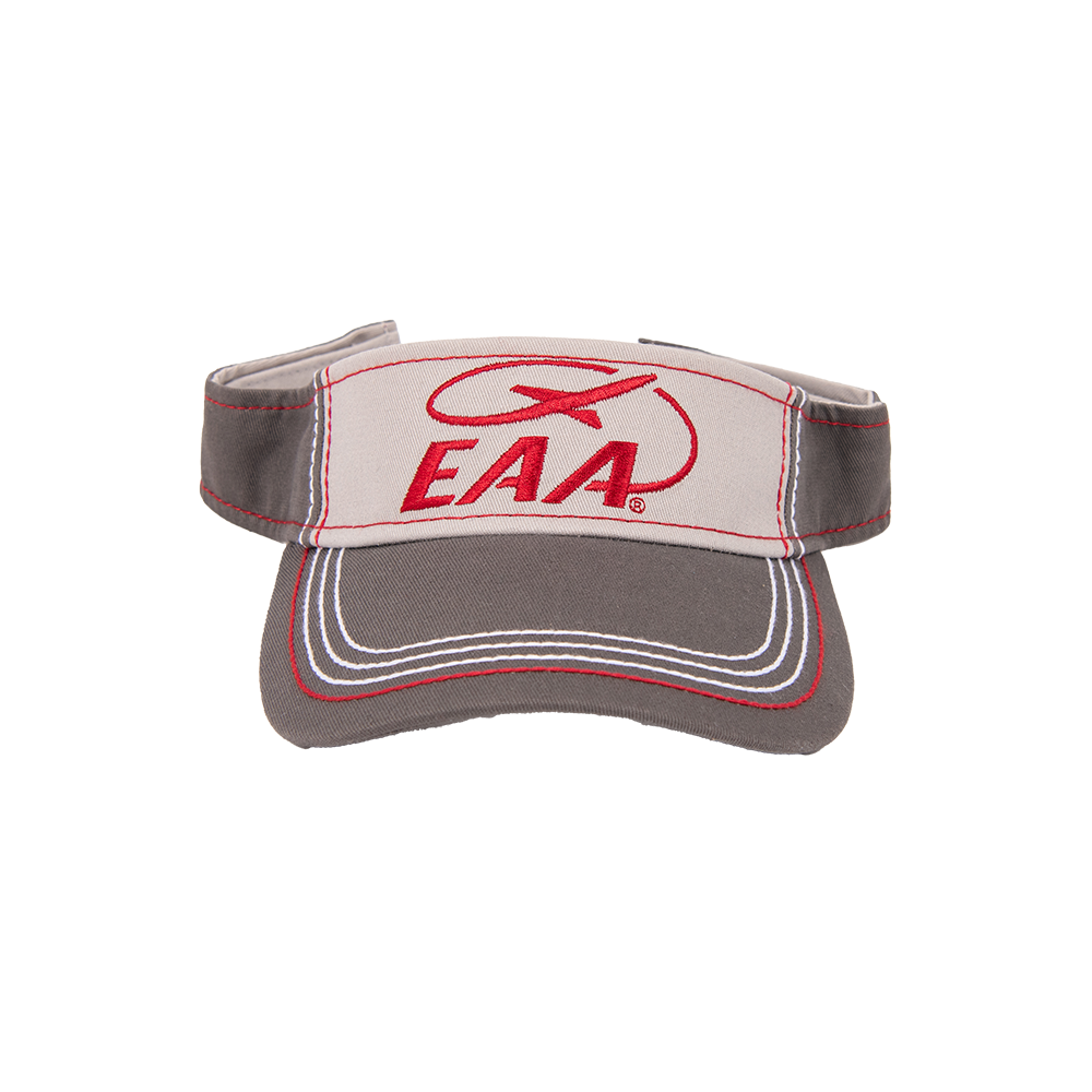 EAA Red and Grey Visor – Shop EAA Merchandise