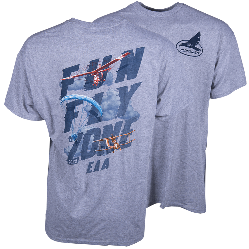 EAA Ultralights Fun Fly Zone Tshirt