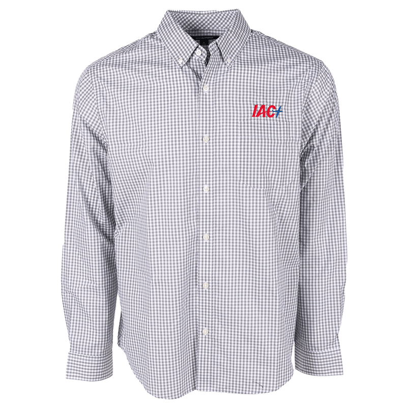 Long Sleeve IAC Gingham Dress Shirt