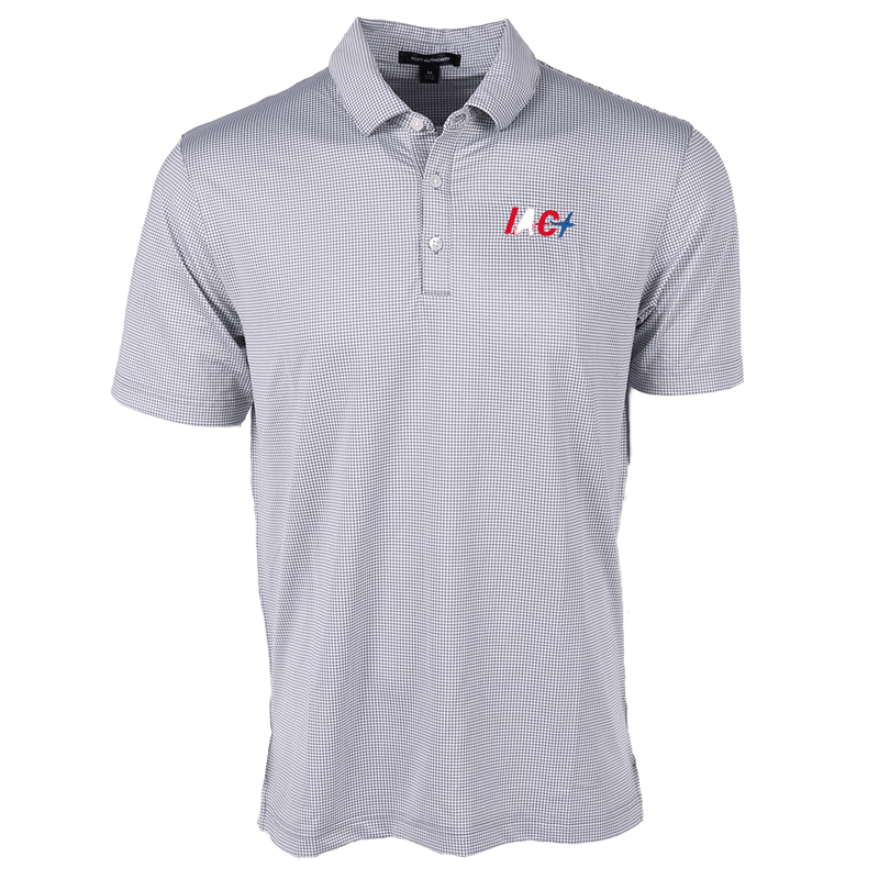 IAC Gingham Check Polo