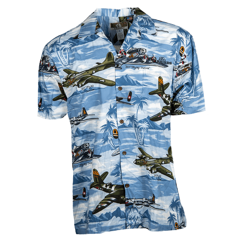 Shirt Hawaiian WWII Bombers-WB
