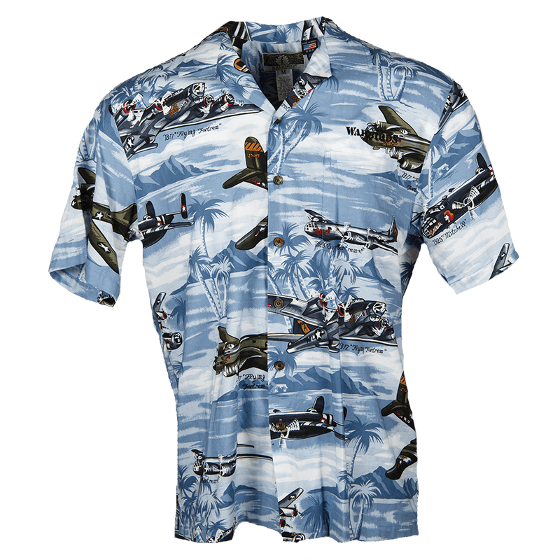 Shirt Hawaiian WWII Bombers-WB