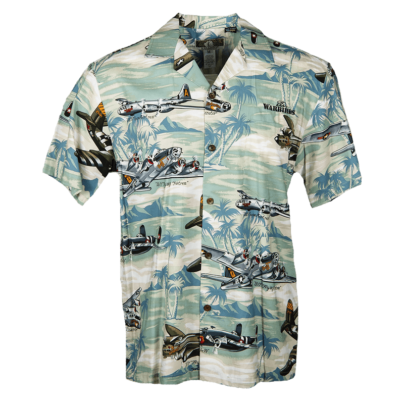 Shirt Hawaiian WWII Bombers-WB
