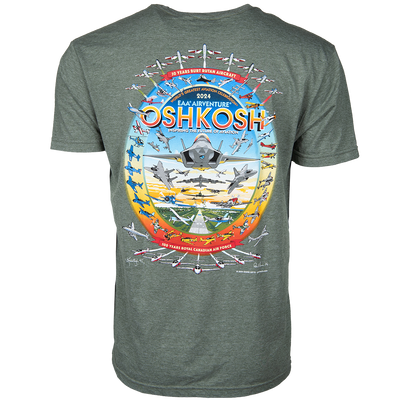 EAA AirVenture Oshkosh Event T-Shirt, Green