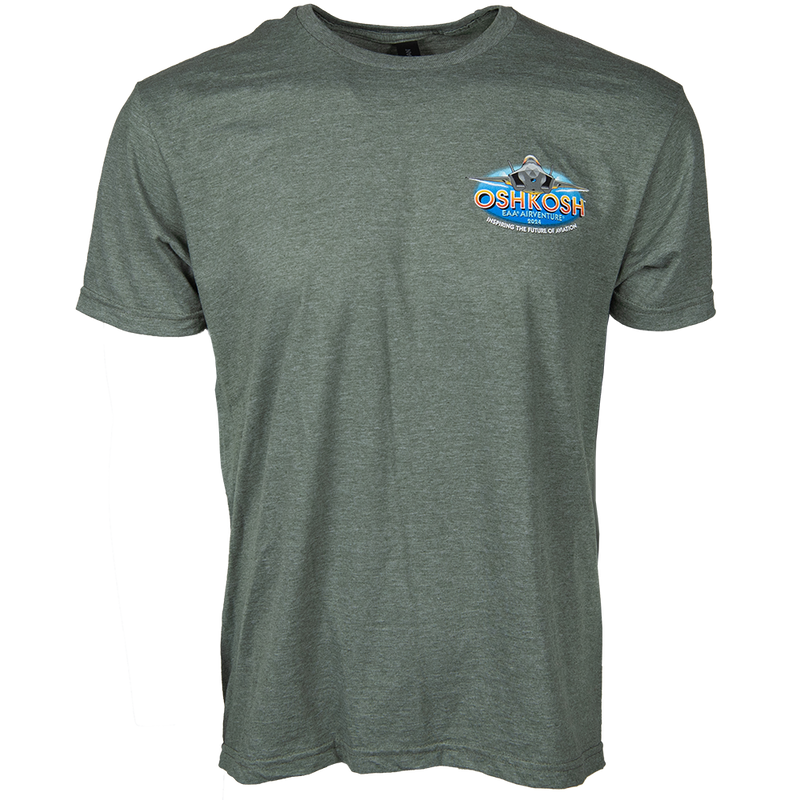 EAA AirVenture Oshkosh Event T-Shirt, Green