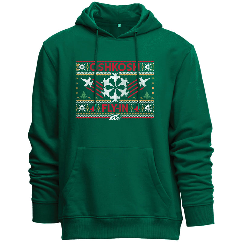EAA Airplanes and Snowflakes Hooded Sweatshirt