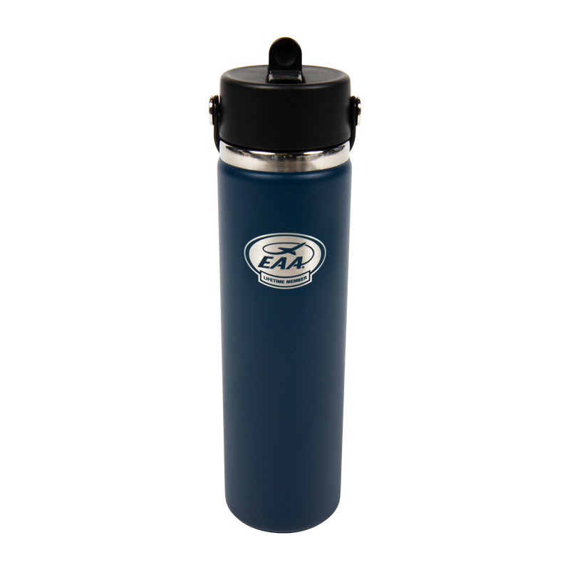 EAA Lifetime Member Hydro Flask 24oz, Indigo