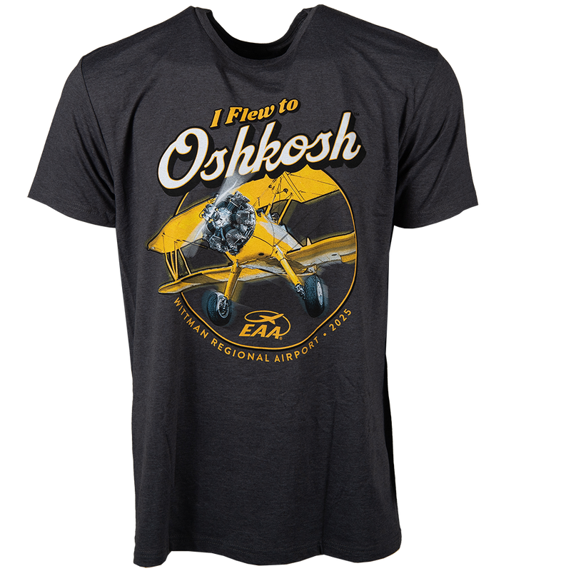 EAA AirVenture Oshkosh 2025 I Flew T-Shirt