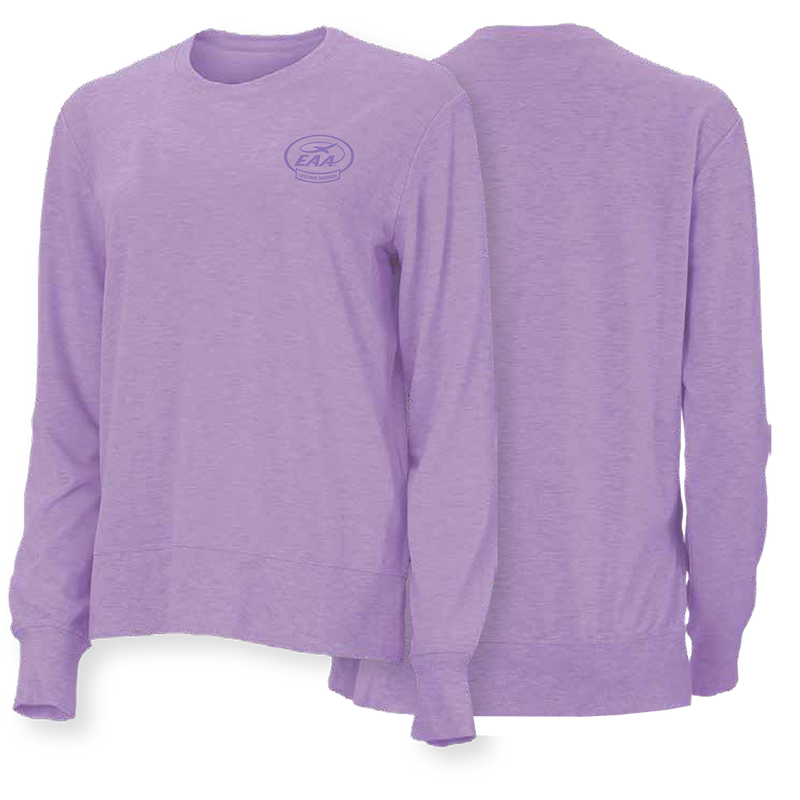 EAA Lifetime Member Ladies’ Crewneck Sweatshirt