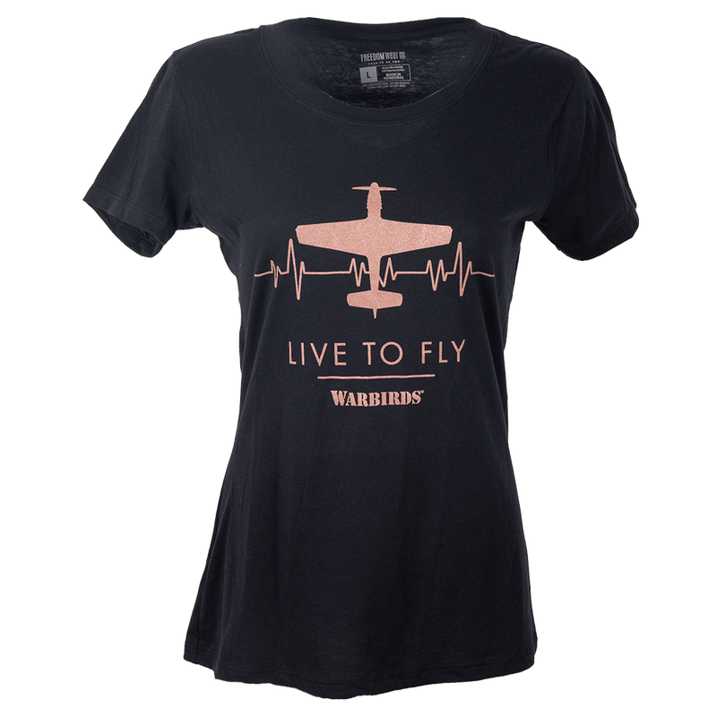 Tshirt Ladies Live to Fly - WB