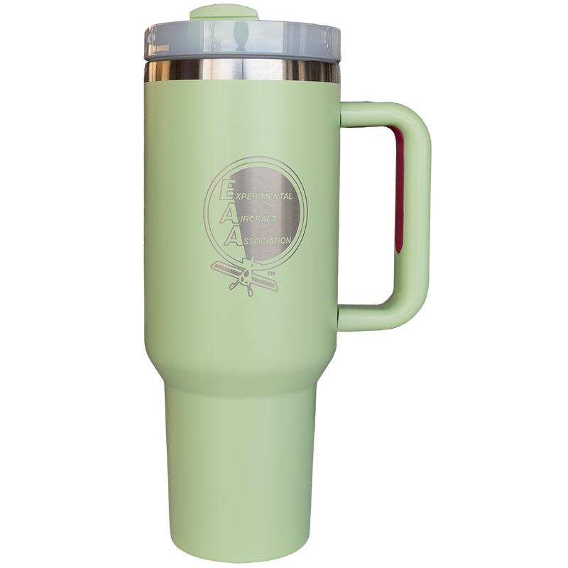 EAA Heritage Travel Tumbler in Lime, 40 oz