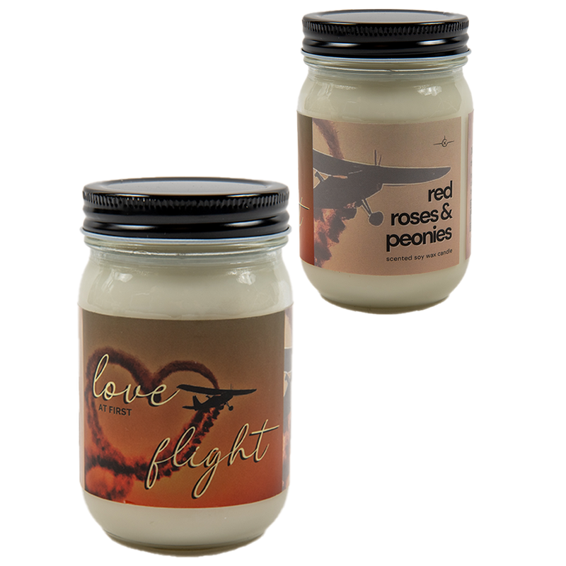 Love at First Flight Candle