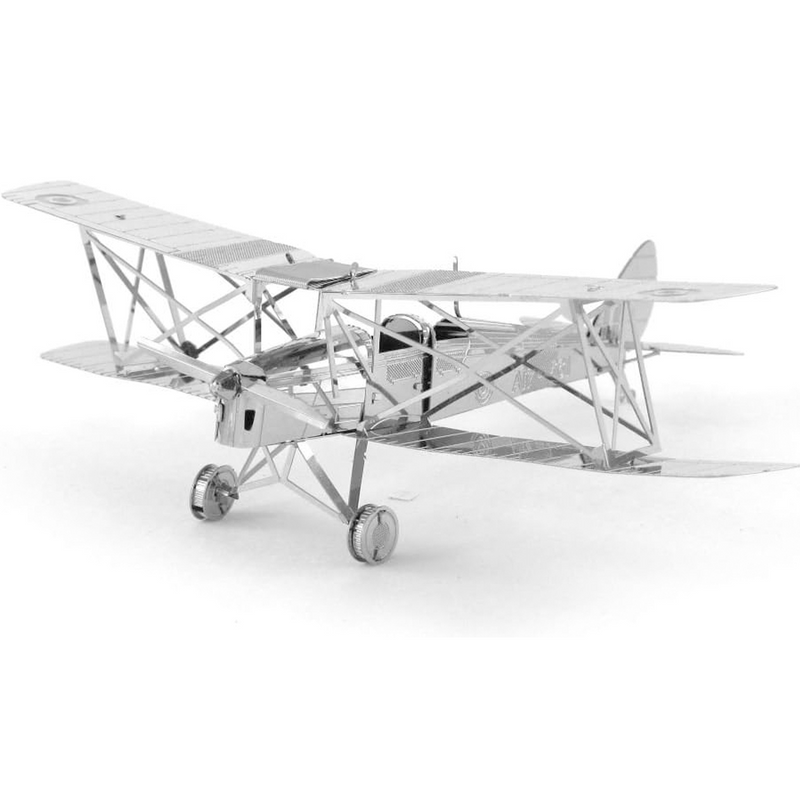 Model Metal Dehavilland 82 Tiger Moth plane