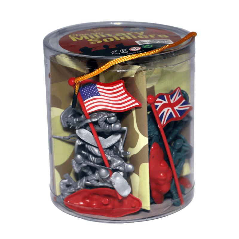 Bucket Classic Military Soldiers 56 Piece-WB