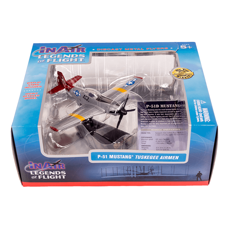 Legends of Flight P-51 Mustang Tuskegee Model