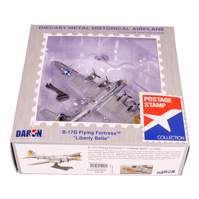 Model Postage Stamp B-17 Liberty Belle 1/155 Scale