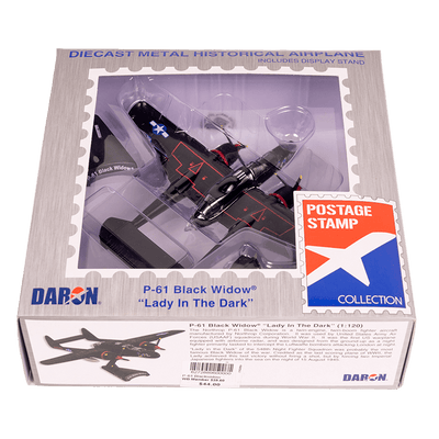 Model Postage Stamp P-61 Black Widow Lady 1/120 Scale