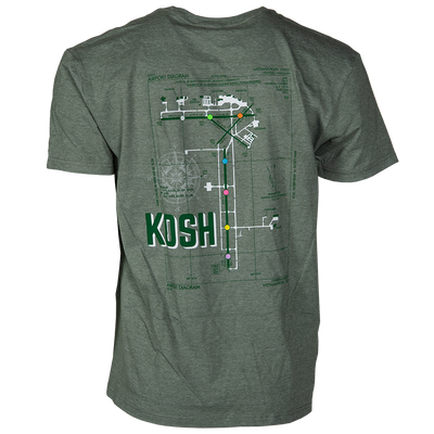 EAA AirVenture 2025 Oshkosh Bound T-Shirt, Green