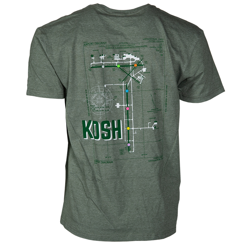 EAA AirVenture 2025 Oshkosh Bound T-Shirt, Green