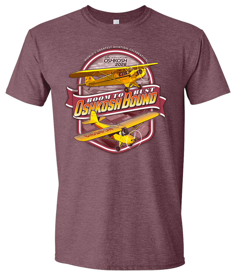 Boom to Bust Oshkosh Bound 2026 Tshirt