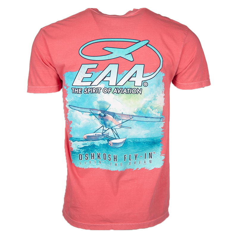 EAA Watercolor Seaplane T-Shirt – Shop EAA Merchandise