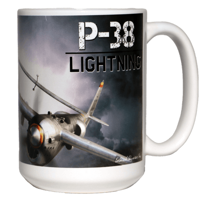 P-38 Lightning Ceramic Mug