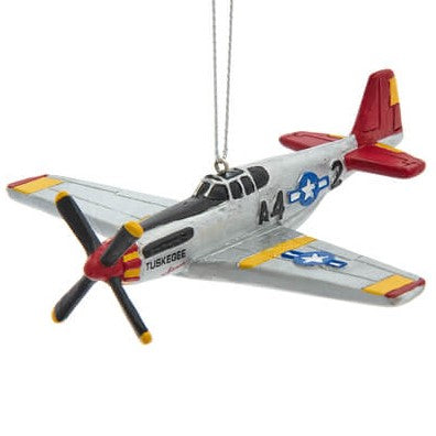 P-51C Tuskegee Airplane Ornament