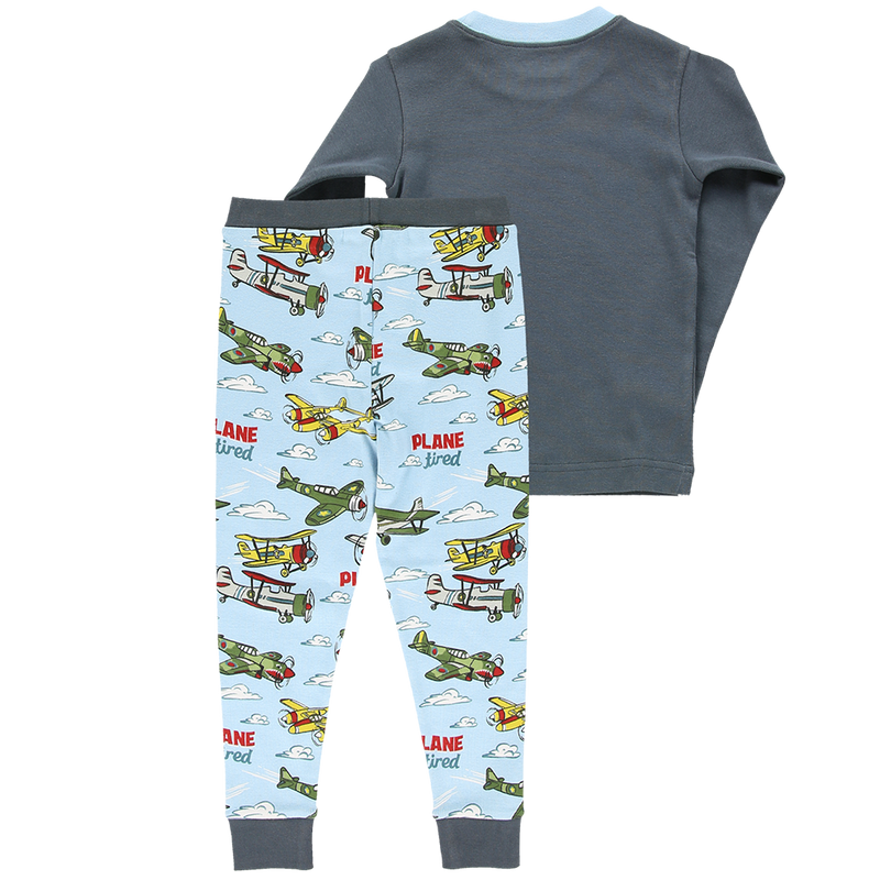 “Plane Tired” Youth Pajama Set