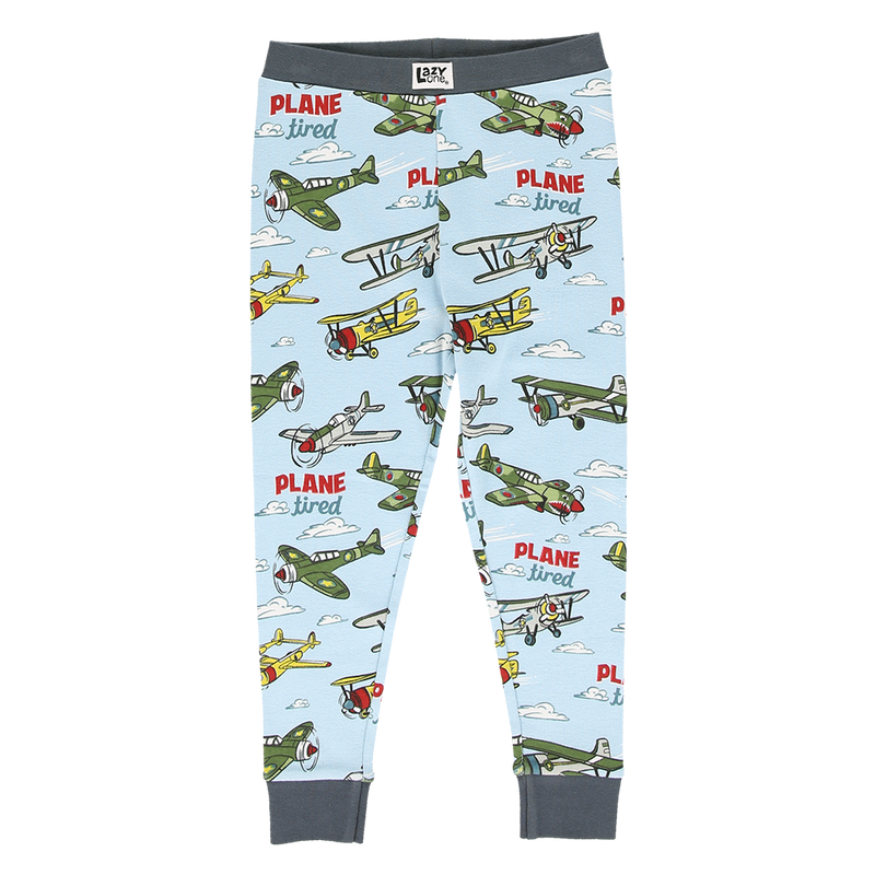 “Plane Tired” Youth Pajama Set