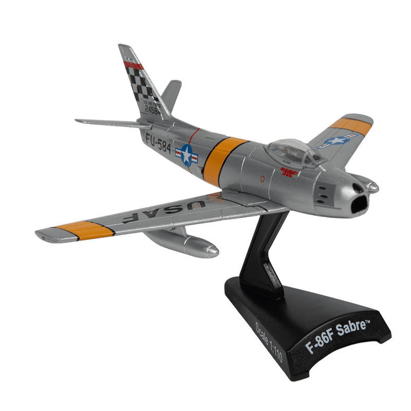 Postage Stamp F-86 Sabre Mad Marine 1/100 Model