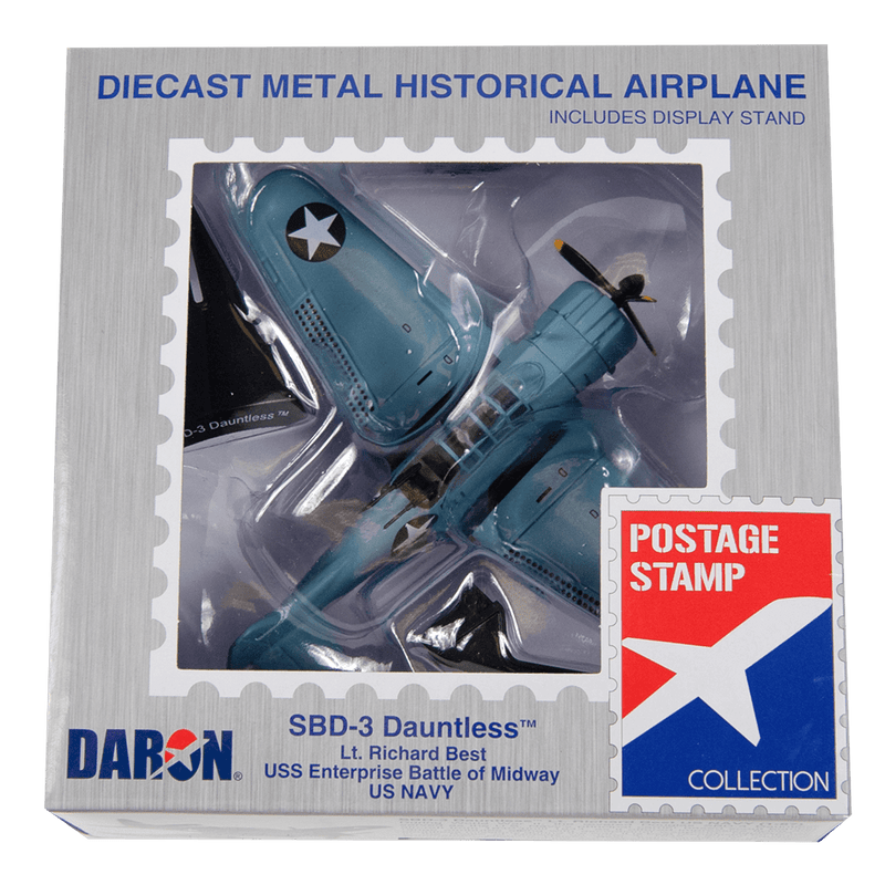 Model Postage Stamp USN SBD-3 1/87 Scale-WB