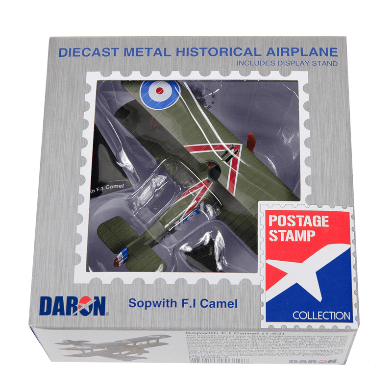 Postage Stamp Sopwith F.1 Camel 1/63 Model