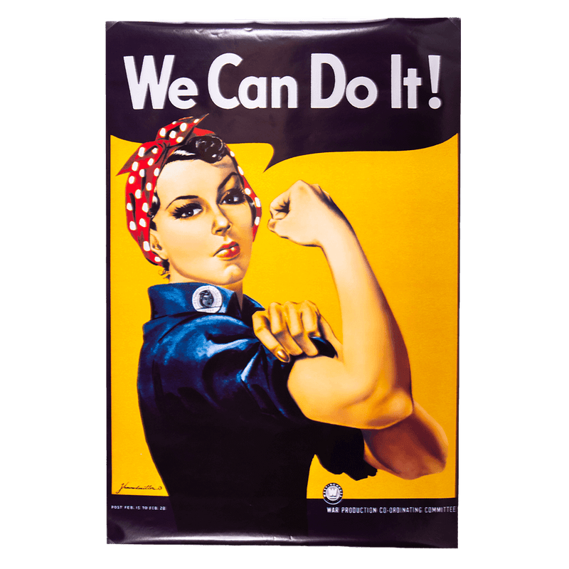 Poster Rosie the Riveter WB