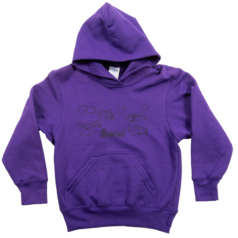 EAA Youth AirVenture Oshkosh Flying Planes Hoodie