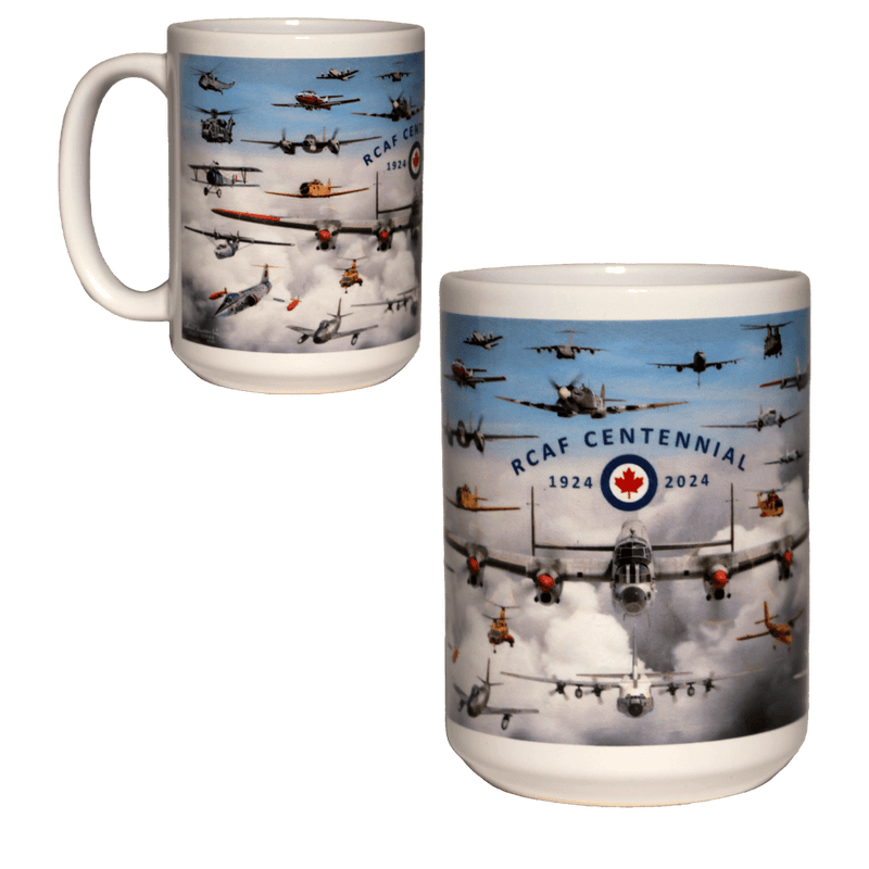 Mug RCAF 100 Legacy Collage Ceramic-WB