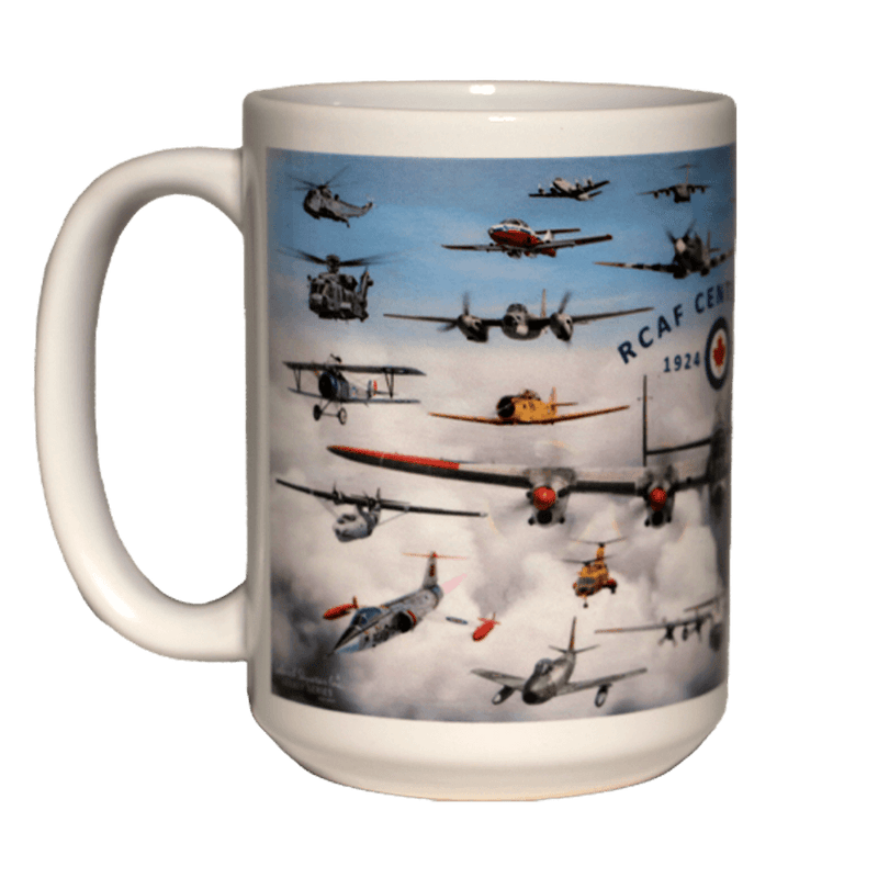 Mug RCAF 100 Legacy Collage Ceramic-WB