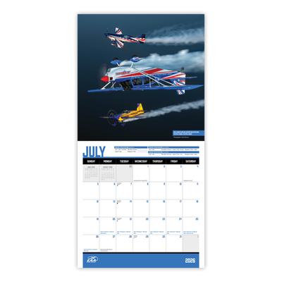 EAA World of Flight 2026 Calendar