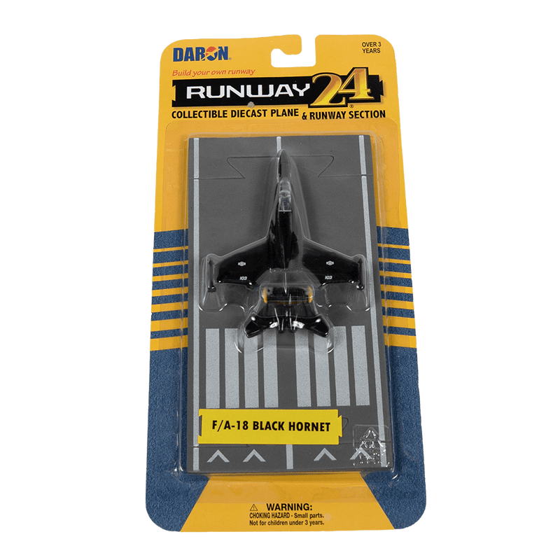 Runway24 F-18 Black - WB RW140