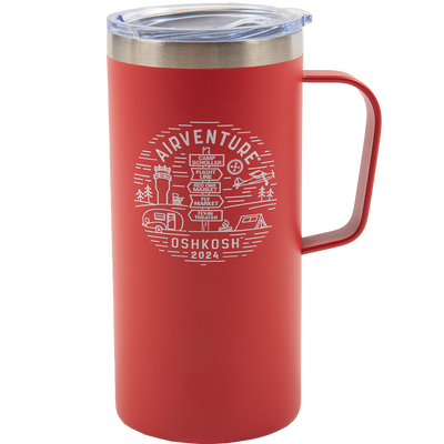 EAA AirVenture Oshkosh Camp Scholler Landmarks Travel Mug, 20oz.