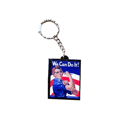 Keychain 2D Rosie the Riveter - WB